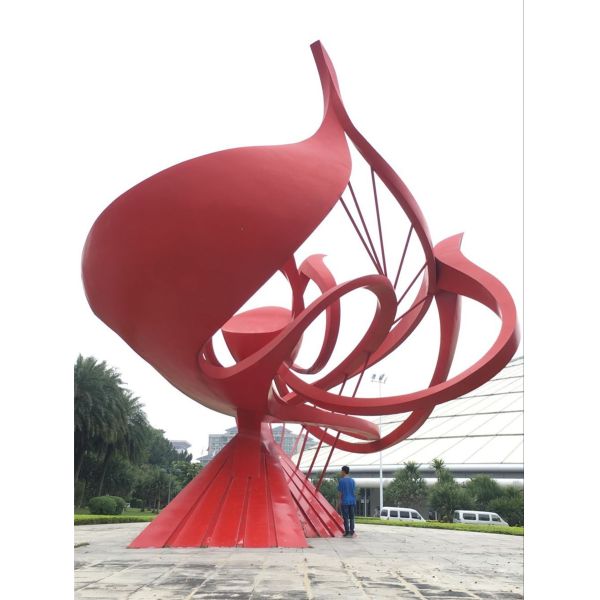 Landscape Large Outdoor Metal Sculpture Abstract Contemporary Garden Statues