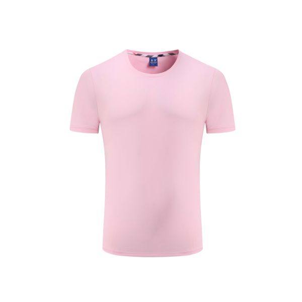 Pink Color 160gsm All Cotton Tee Shirts For Women