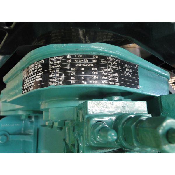 180kva Cummins standby power generators for emergency, Generadores eléctricos de reserva