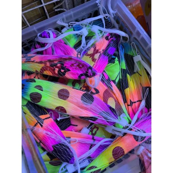 Toy Market 10" Neon Rainbow Ball with Keyring Customized LOGO