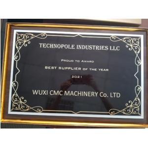 Wuxi CMC Machinery Co.,Ltd Certifications
