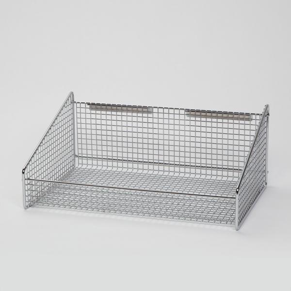 Quality Stainless Steel Chrome Plate Stackable Wall Wire Baskets Storage , Small Wire Containers for sale