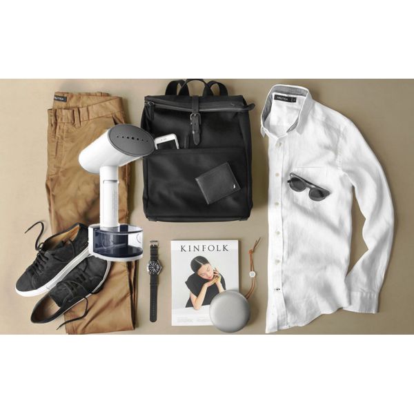 Travel Garment Steamer 2000W Handheld with Hair Brush Accessories and Steam Ironing