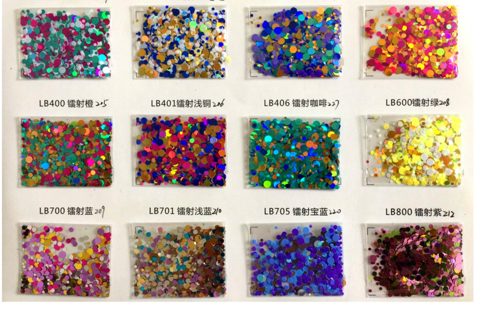 Thanksgiving Occasion 1mm2mm3mm Free Sample Dot Sequins Mix Glitter for Nail Face Body