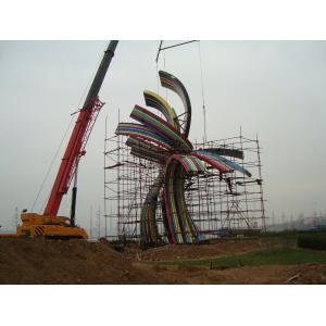 Handmade Giant Outdoor Metal Sculpture , Contemporary Garden Sculptures