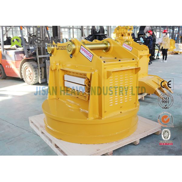 Copper Steel Excavator Lifting Magnet , Permanent Magnetic Lifter For Scrap