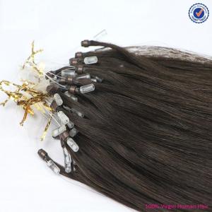 Cheap Micro Loop Hair Extensions , 100% Human Clip In Natural Hair Extensions wholesale