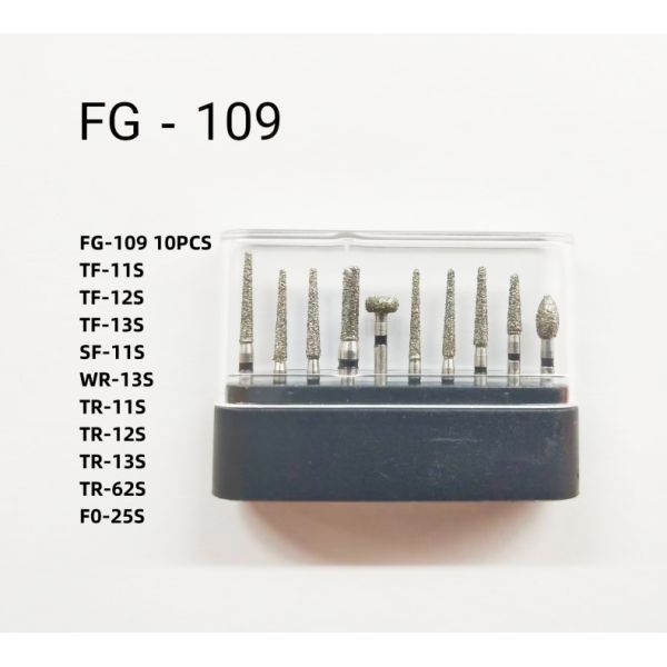 FG High Speed Polishing Rotary Bur Surgical Stainess Steel Dental Diamond Burs