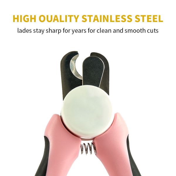 Pink Blue Cat Claw Trimmer Portable Professional Cat Nail Clippers