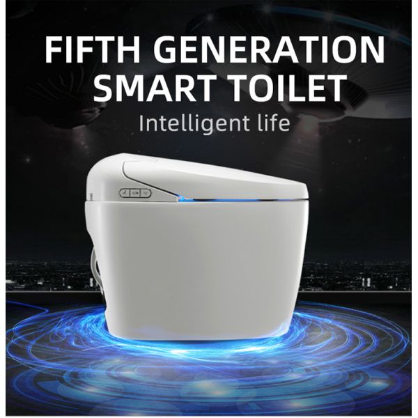 Multifunction Bathroom Smart Toilet , Concealed Tank Electric Bidet Toilet