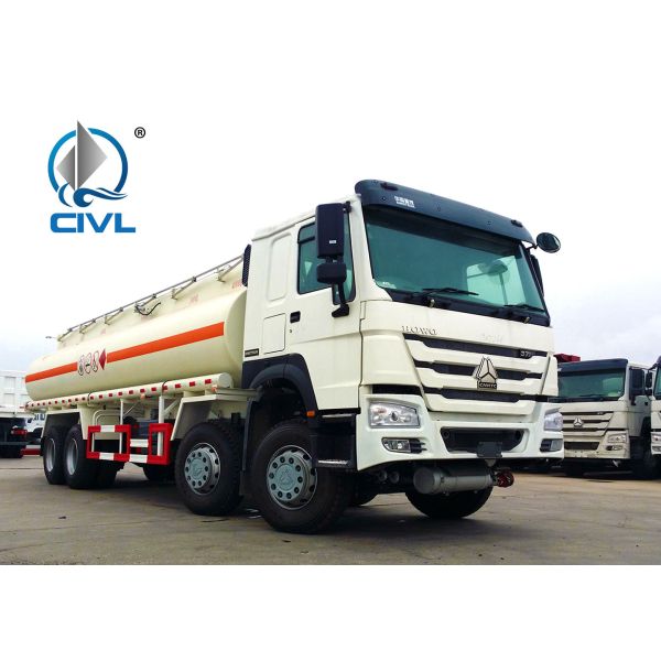 25000L Oil Tanker Trailer 8X4 , HOWO Water Tanker Truck 30000liters 25000liters new Sinotruk fuel tank trucks