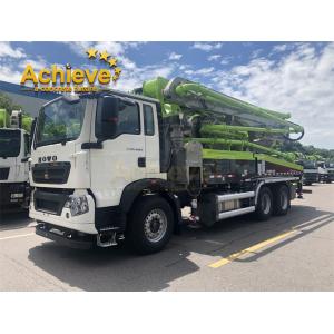 China 38X-5RZ ZOOMLION Used Concrete Pump Truck SINOTRUK HOWO 6X4 on sale