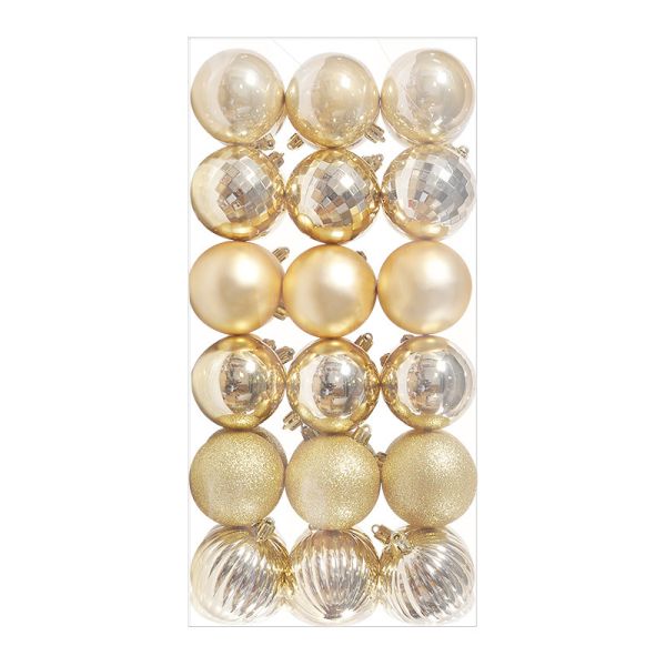 Festival Decoration Pick 36 PCS Shatterproof Christmas Ball Ornaments Set for Christmas Holiday Wreath Party Decorations