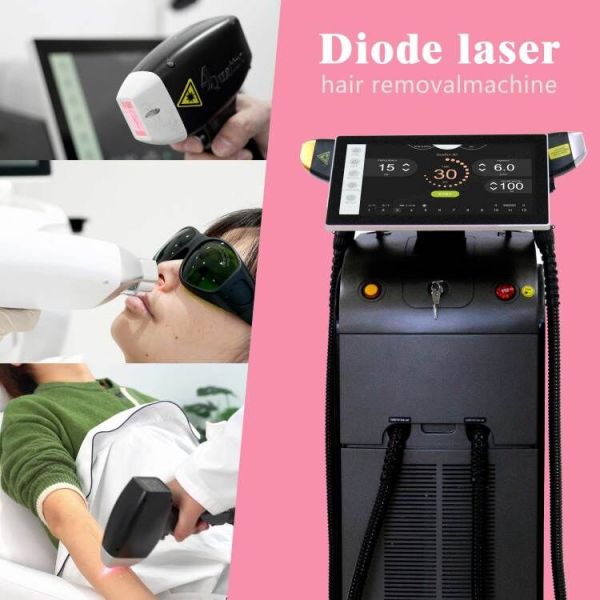 Titanium Platinum 3 Wave 755 808 1064nm Diode Laser Machine Energy Treatment