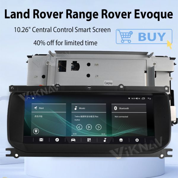 Viknav Car Radio For Land Rover Evoque L551 L538 (2012-2018) 10.25 inch With AC Air Conditioning Panel Climate Control