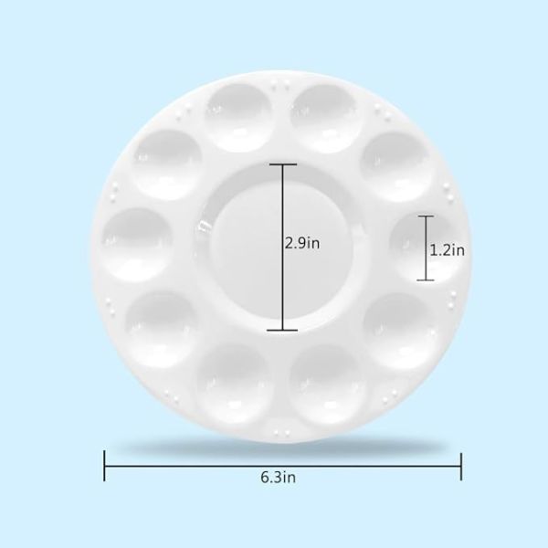 Customized Art Painting Tools Plastic Paint Holder Palette For Kids To Painting