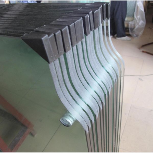 Bend Round Tempered Curved Glass For Office House Partition