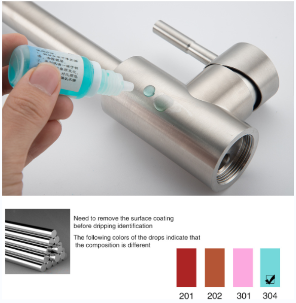 Stainless Steel High Arc Kitchen Sink Faucet Chrome Matte Black Gold SN Finish