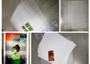 China PETG Coated Overlay Clear Plastic PET/PETG Sheet For credit card on sale
