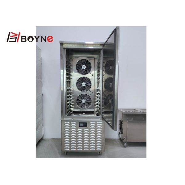 Commercial Kitchen Blast Fridge 15 Trays Food Grade SS304 Rapid Freezing