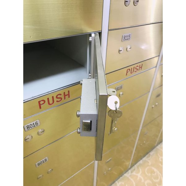 Height 255mm Vault Safe Box , Safe Deposit Box Vault 2mm Steel Plate