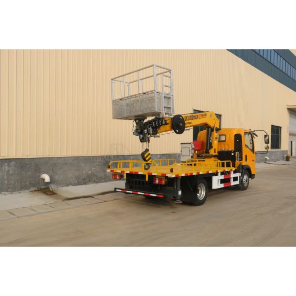 Telescopic Aerial Platform Truck 21 Meter HOWO Brand Boom Lift Cherry Picker Truck