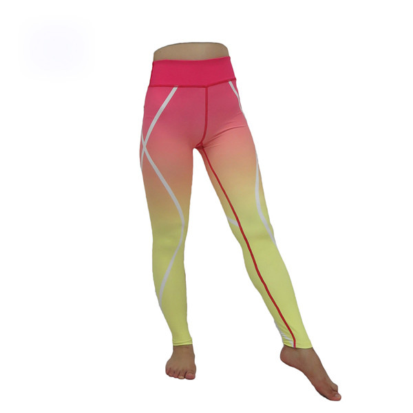 Lightweight Fitness Ladies Shaping Workout Leggings Yoga Athletic Wear Anti UV