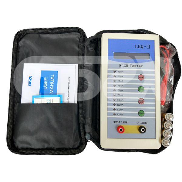 LBQ-II AC220V 380V RCD Tester Hand Held For Leakage Protection Switch