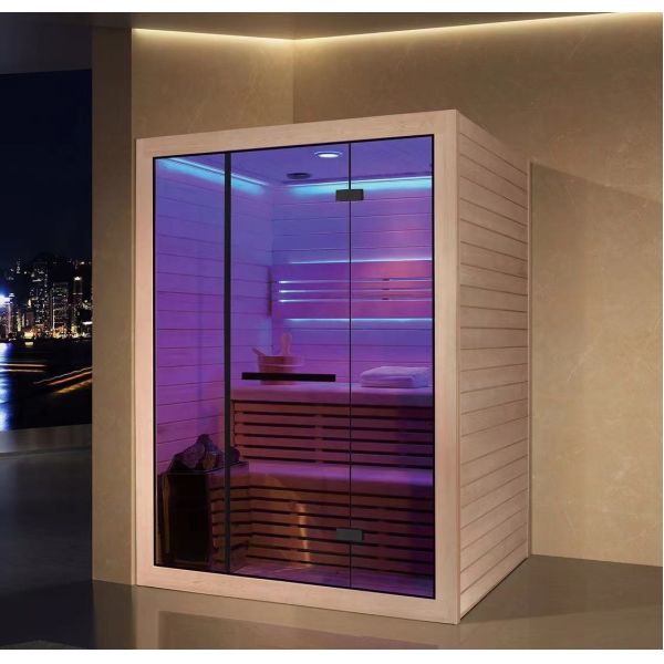 Purely Dry Solid Wood Wet Steam Sauna Room
