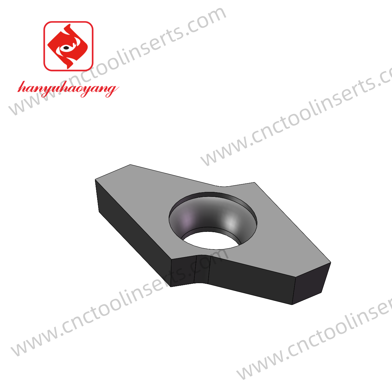 Cheap CNC Professional Gear Milling Insert Series WC-Co PVD Coating HYDC1503-T HYB208 Applicable For All Difficult-to-Machine Materials Except Superalloys wholesale