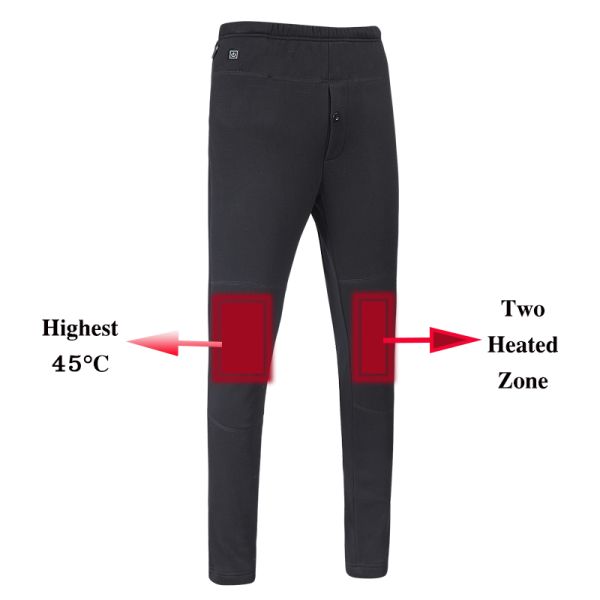 Winter Direct Current Heated Thermal Pants USB Charging Cotton High Waist