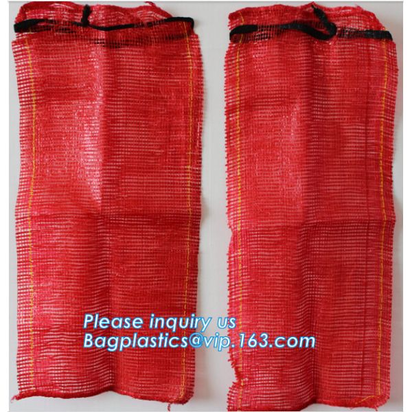 50kg pe raschel firewood leno mesh bag with factory price,Plastic PE raschel mesh net potato bags 50kg, HDPE mesh bag fo
