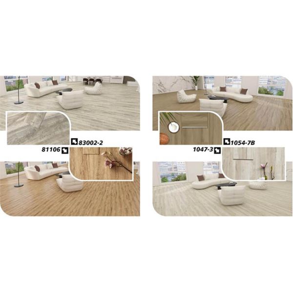 Water Resistant LVT Vinyl Flooring Self Adhesive Lvt Planks Marble Design