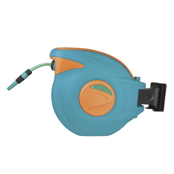 Quality Portable hanging style automatic 30m retractable garden hose reel for sale