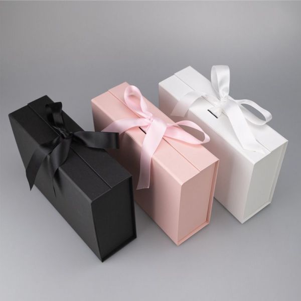 Human Hair Wig Extensions Packaging Carton Box, Christmas Luxury Magnetic Paper Gift Box