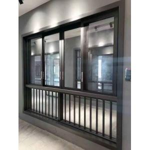 Double Glazed Aluminium Sliding Windows Waterproof With Handle / Hinge / Roller