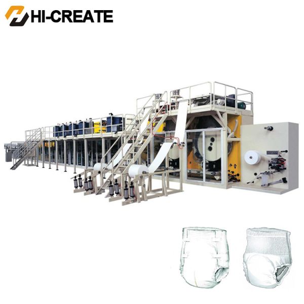 High Capacity Baby Diapers Machines Production Line Making Machine