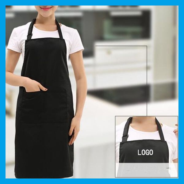 BSCI audit strong n durable solid color bib type women apron for small MOQ with fast delivery for multi color selection