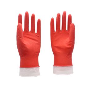 Cheap Kitchen Latex Rubber Gloves , Household Hand Gloves Dish Washing Cleaning wholesale