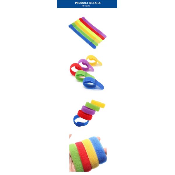 Customized Cable Management Straps Anti Slip Fixed Lightweight Eco Friendly