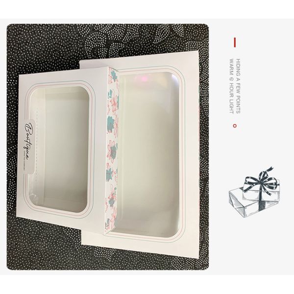 ODM Children's Coated Paper Underwear Clothes Cardboard Shirt Boxes With Window