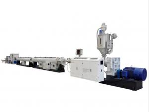 China Automatic  Twin Screw Pvc Pipe Machine , Pvc Hose Production Line on sale