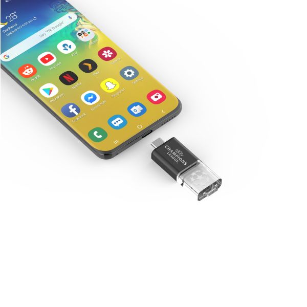 High-Performance OTG USB Flash Drives for Windows with Print Or Laser Logo