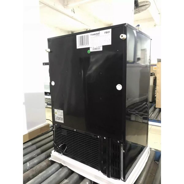 850mm Height 198L LED Lighting Sliding Doors Mini Display Fridge,Back Bar Cooler