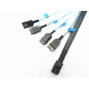 Servers 6Gbps Transmission Rate 7pin SAS Splitter Cable