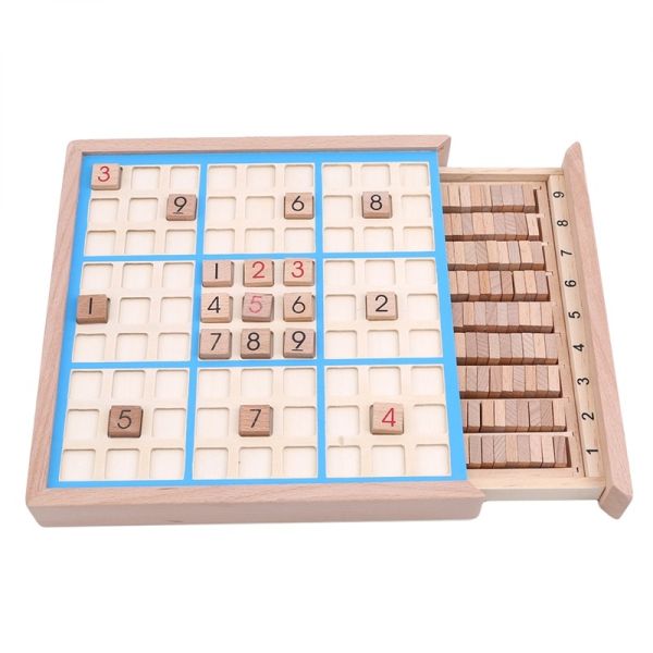 Children Sudoku Chess Beech International Checkers Folding Game Table