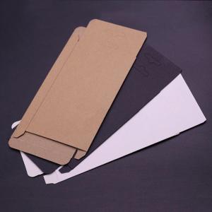 Portable Rectangle Brown Kraft Paper Box With Window SGS Approved