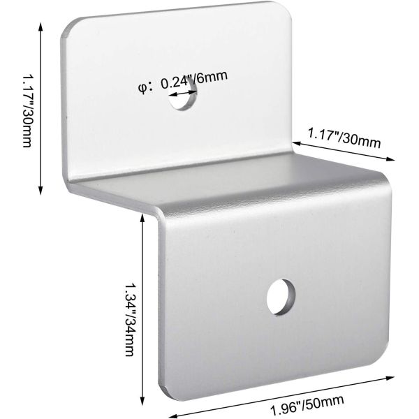 Easy Installation TALL Z Bracket Solar Panel Brackets for Corrosion Free Support