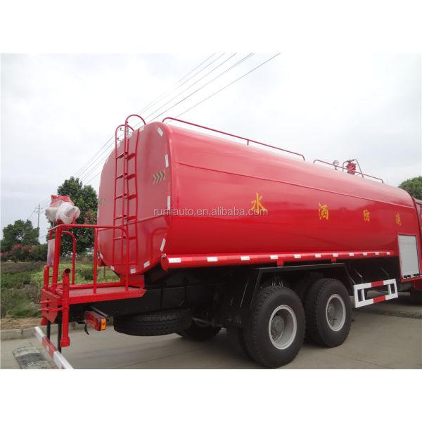 Euro 2 SINOTRUK 6x4 Water Tank Fire Truck 266hp 20cbm Fire Fighting Vehicle