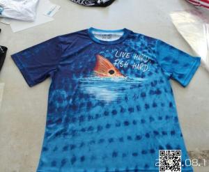 China Custom All Over Sublimation Printing 100% Polyester Short Sleeve Men Fashion T shirt on sale